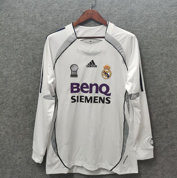 REAL MADRID 06/07 Home Jersey-Long Sleeve