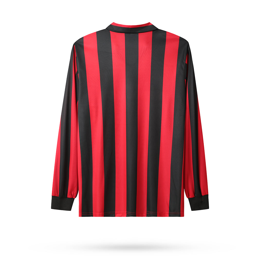 AC Milan Home 1989-1990 Long-Sleeve Jersey