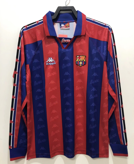 Barcelona Home Jersey 1996/97 long sleeve