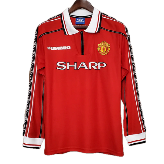MANCHESTER UNITED 98/99 Home Jersey-Long Sleeve